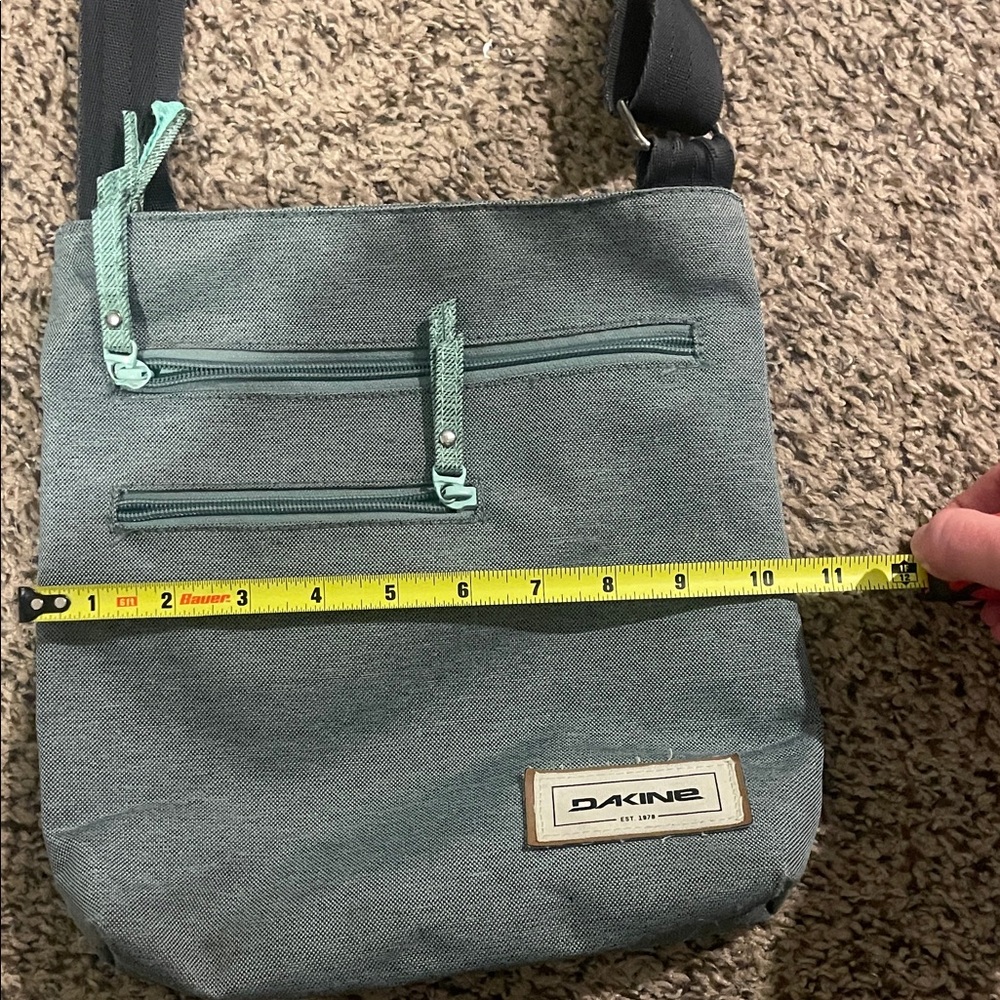 Dakine Mint Teal Canvas Crossbody Bag